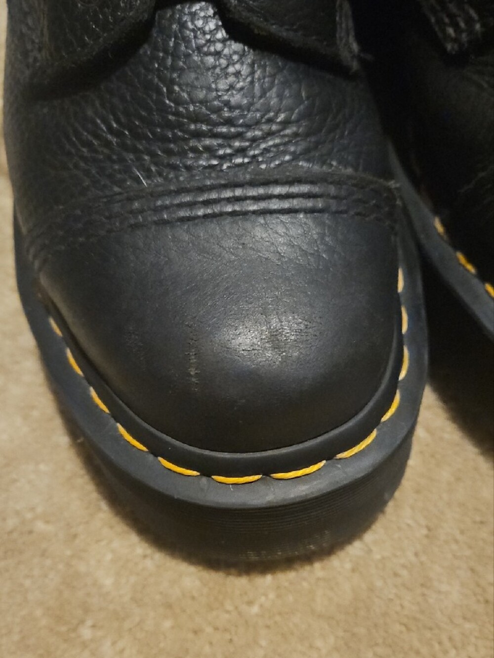 Dr. Martens Black Leather Sinclair Platforms - Picture 7 of 16